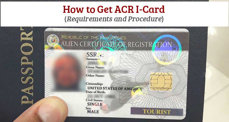 How To Get ACR I Card Philippine IDs