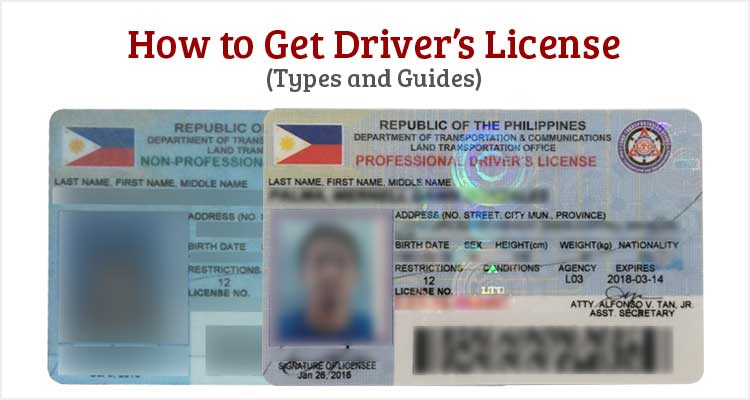 Philippines Driver License Back