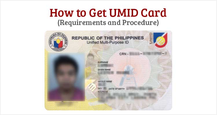 security id social card valid to UMID Get  How Card IDs Philippine